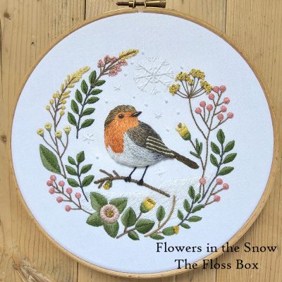 Flowers in the Snow Embroidery
